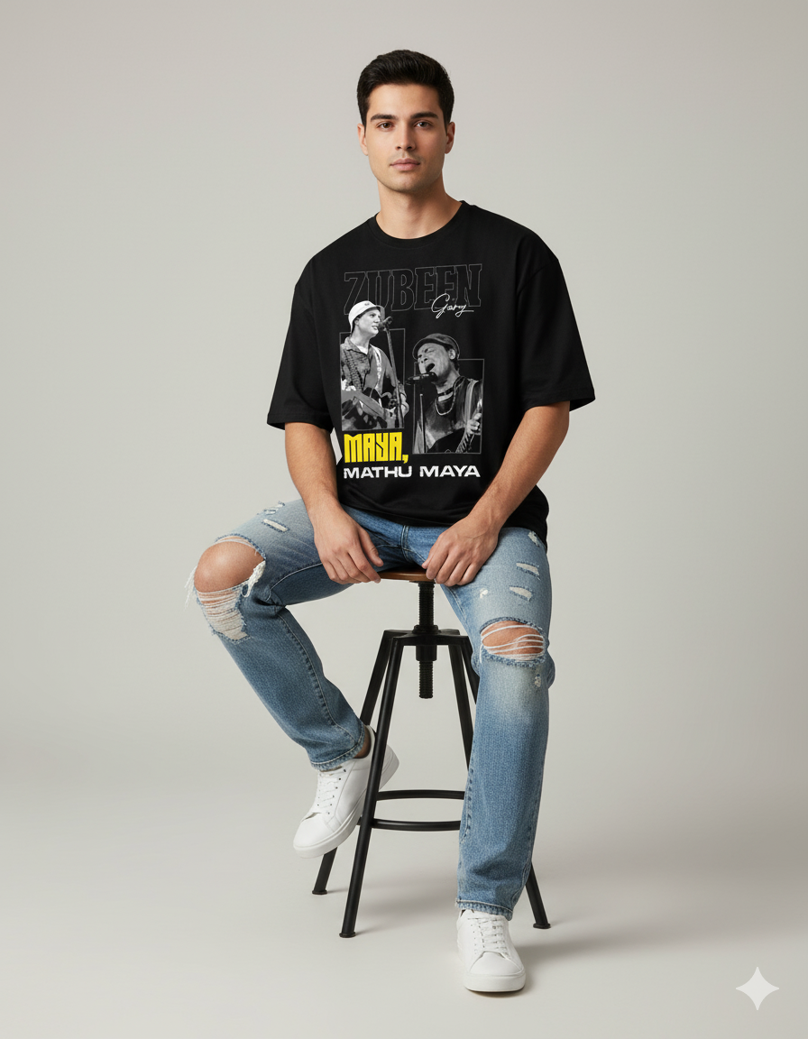 𝙕𝙪𝙗𝙚𝙚𝙣 𝙂𝙖𝙧𝙜 𝙈𝙖𝙮𝙖 𝘽𝙡𝙖𝙘𝙠 𝙋𝙧𝙞𝙣𝙩𝙚𝙙 𝙏-𝙨𝙝𝙞𝙧𝙩