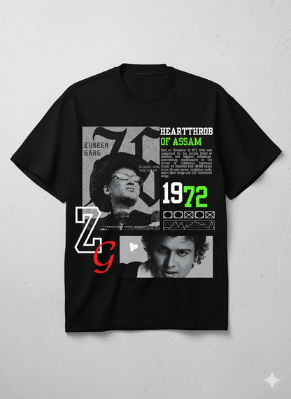 𝙕𝙪𝙗𝙚𝙚𝙣 𝙂𝙖𝙧𝙜 𝙃𝙚𝙖𝙧𝙩𝙩𝙝𝙧𝙤𝙗 𝘽𝙡𝙖𝙘𝙠 𝙋𝙧𝙞𝙣𝙩𝙚𝙙 𝙏-𝙨𝙝𝙞𝙧𝙩