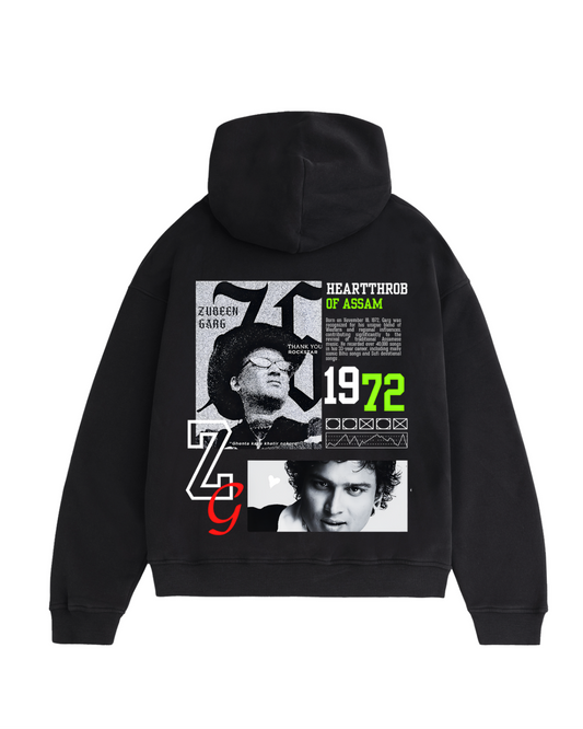 𝙕𝙪𝙗𝙚𝙚𝙣 𝙂𝙖𝙧𝙜 𝙃𝙚𝙖𝙧𝙩𝙩𝙝𝙧𝙤𝙗 𝘽𝙡𝙖𝙘𝙠 𝙋𝙧𝙞𝙣𝙩𝙚𝙙 𝙃𝙤𝙤𝙙𝙞𝙚