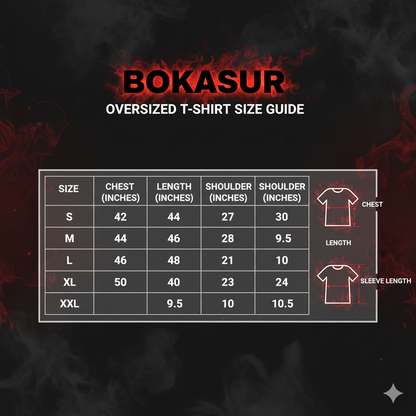 Bokasur Flame Slayer Tee - Black