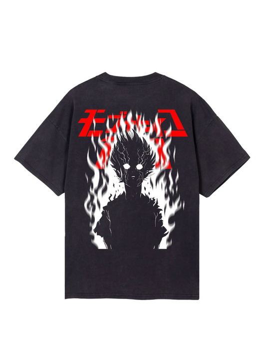 Bokasur Mob Psycho 100 T-shirt - Black