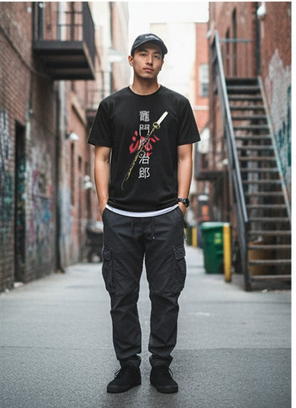 𝙆𝙖𝙩𝙖𝙣𝙖 𝘽𝙡𝙖𝙘𝙠 𝙋𝙧𝙞𝙣𝙩𝙚𝙙 𝙏-𝙨𝙝𝙞𝙧𝙩