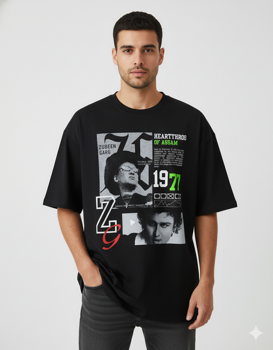 𝙕𝙪𝙗𝙚𝙚𝙣 𝙂𝙖𝙧𝙜 𝙃𝙚𝙖𝙧𝙩𝙩𝙝𝙧𝙤𝙗 𝘽𝙡𝙖𝙘𝙠 𝙋𝙧𝙞𝙣𝙩𝙚𝙙 𝙏-𝙨𝙝𝙞𝙧𝙩