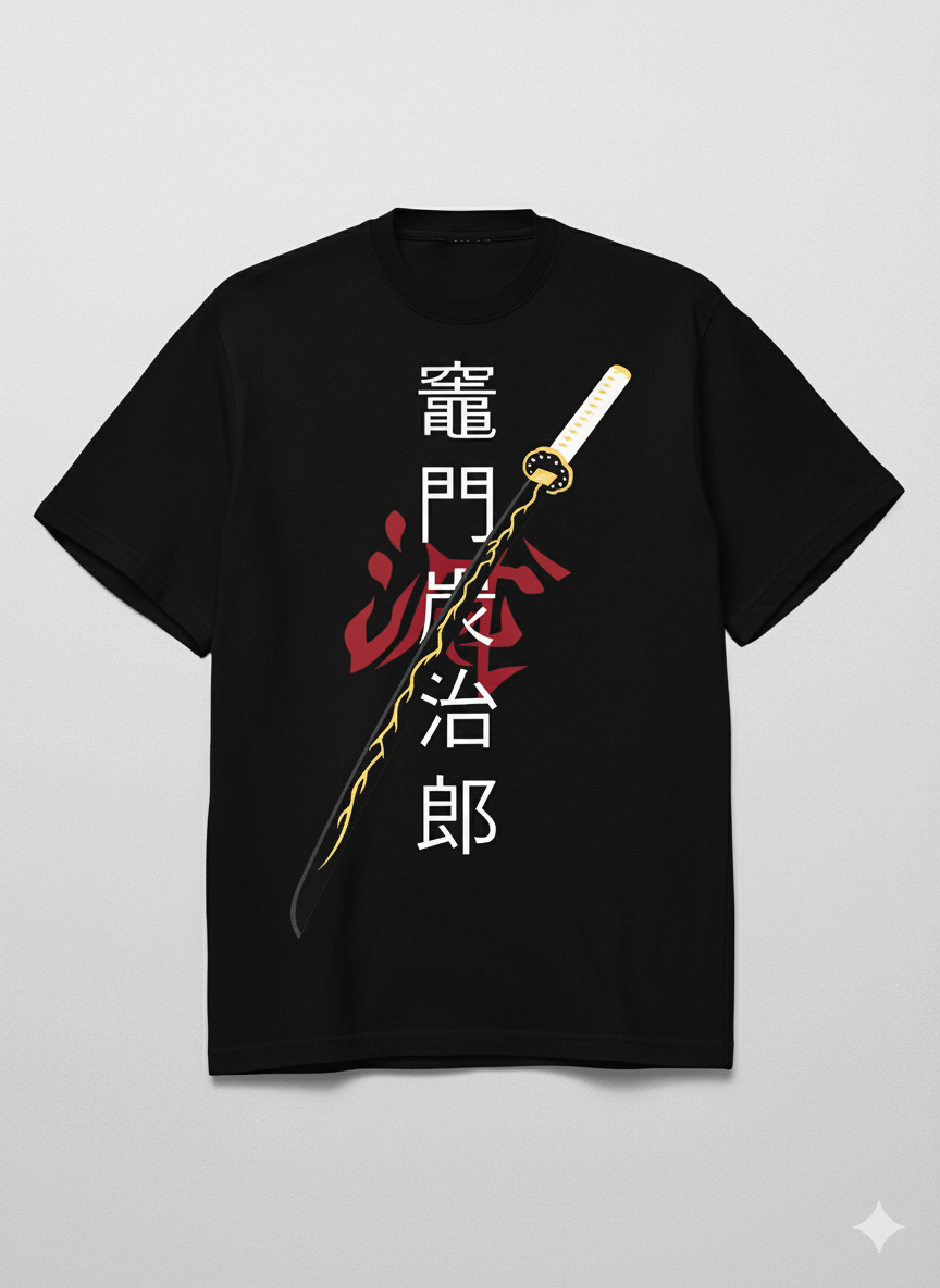 𝙆𝙖𝙩𝙖𝙣𝙖 𝘽𝙡𝙖𝙘𝙠 𝙋𝙧𝙞𝙣𝙩𝙚𝙙 𝙏-𝙨𝙝𝙞𝙧𝙩